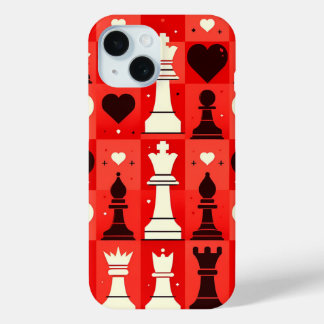 Coque Pour iPhone 15 Échecs