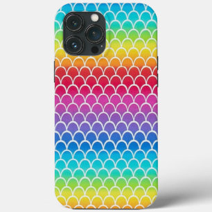 Case-Mate iPhone Case Échelles colorées de sirène arc-en-ciel