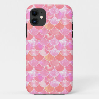 Case-Mate iPhone Case Échelles de sirène rose