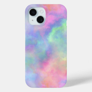 Coque Pour iPhone 15 éclaboussure d'aquarelle opale :