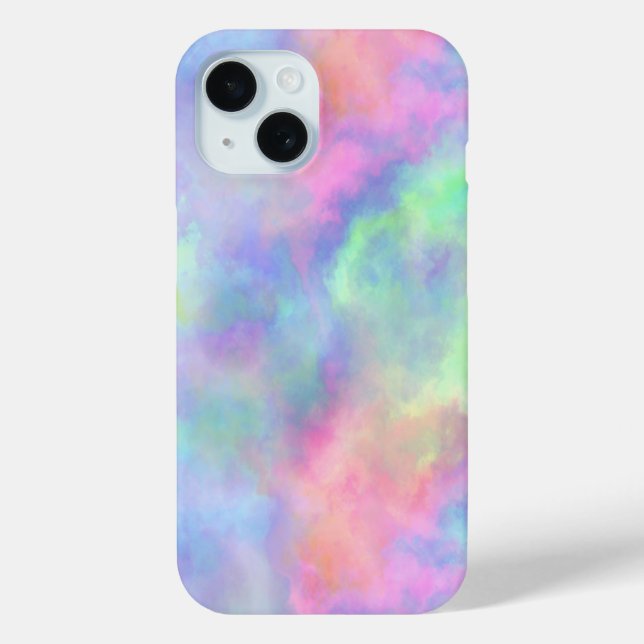 Coques Case-Mate iPhone éclaboussure d'aquarelle opale : (Verso)