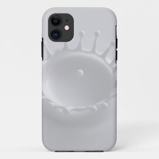 Coques Case-Mate iPhone Éclaboussure de lait (Dos)