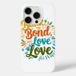 Coque iPhone 15 Pro Écorce Bond Love