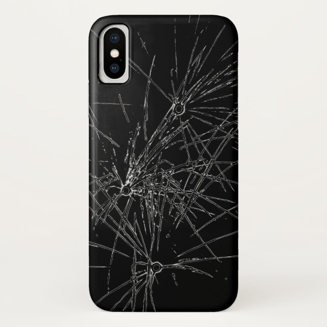 Coques Case-Mate iPhone Écran brisé endommagé brisé (Dos)