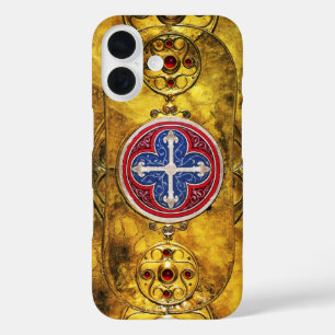 COQUES iPhone 16  ÉCRAN CELTIQUE AVEC CROIX DE CONSÉCURATION