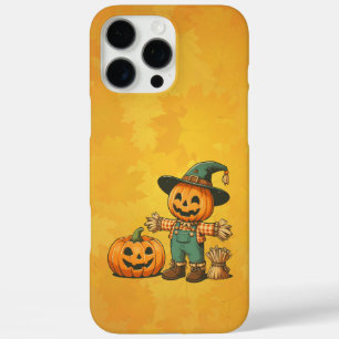 Coques iPhone 16 Pro Max Écran d'Halloween/Automne mignon et citrouille
