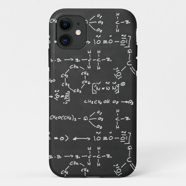Coques Case-Mate iPhone Écriture de formule chimique (Dos)