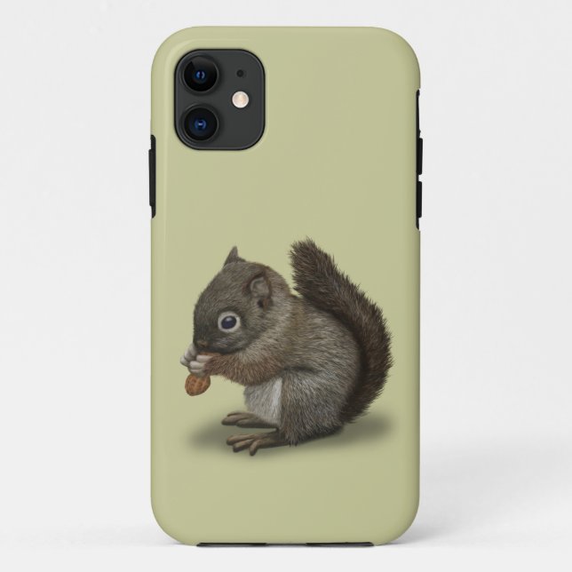 Coques Case-Mate iPhone Écureuil de bébé (Dos)