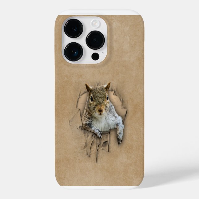 Coques Case-Mate iPhone Écureuil de chemise arraché (Verso)