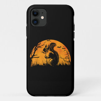 Case-Mate iPhone Case Écureuil drôle Halloween Silhouette Écureuil Éffra