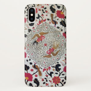COQUES POUR iPhone EDEN / ELEGANT RED BLACK WHITE FLOWERS AND BIRDS