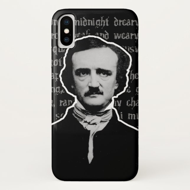 Coques Case-Mate iPhone Edgar Allan Poe (Dos)