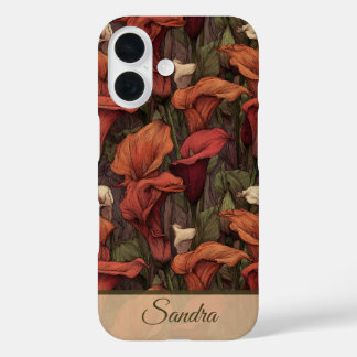 Coques iPhone 16 Edgy Mom Gift Calla Lilies Custom