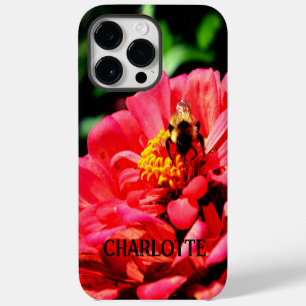 Coque Pour Pour iPhone 14 Pro Max Eelgant rouge floral photo bourdon