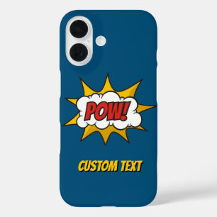 Coques iPhone 16 Effet audio comique Pow