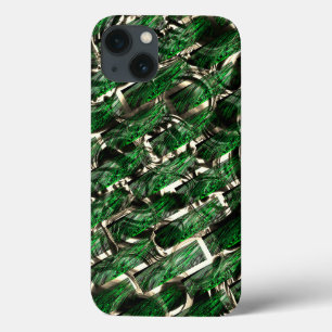 Case-Mate iPhone Case Effet de brique verte et bulles les plus sombres ?