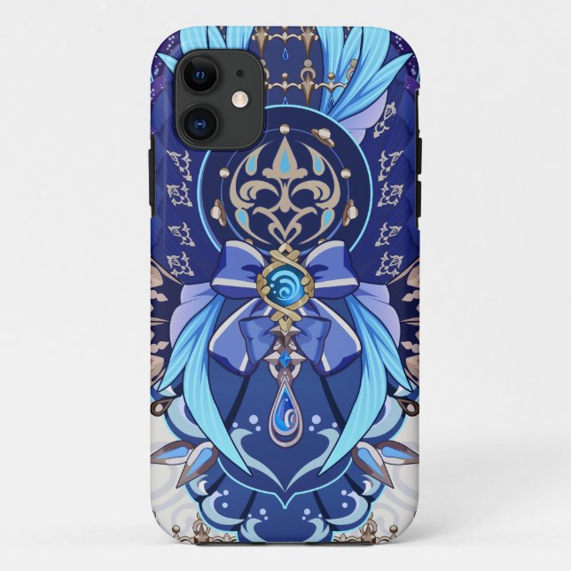 Coques Case-Mate iPhone Effet de la Genshine de Furina Pneuma (Dos)
