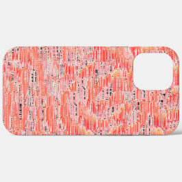 Case-Mate iPhone Case Effet mosaïque saumon étroit et pêche