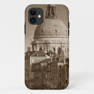 Etui iPhone Case-Mate Effet Papier Sepia Venise Grand Canal