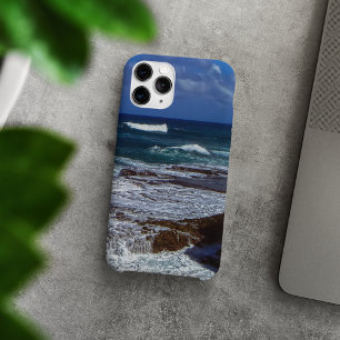 Coque Pour iPhone 14 Effondrement des vagues sur les roches Imprimer Co