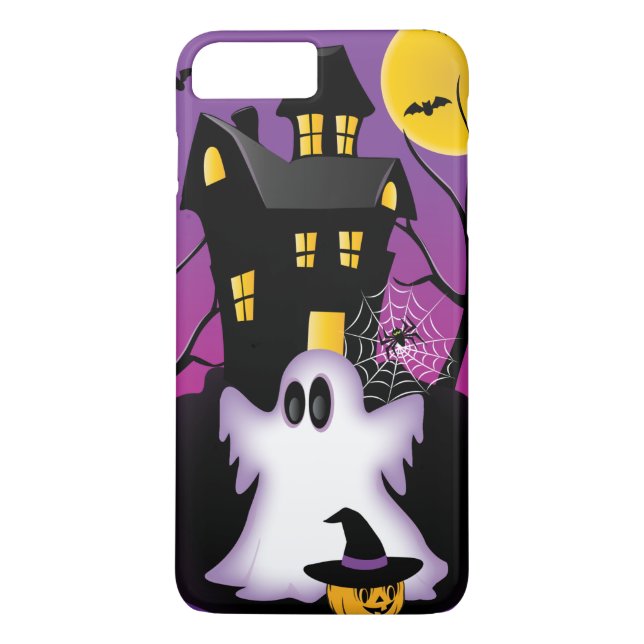 Coques Case-Mate iPhone Éffrayant fantôme d'Halloween (Dos)