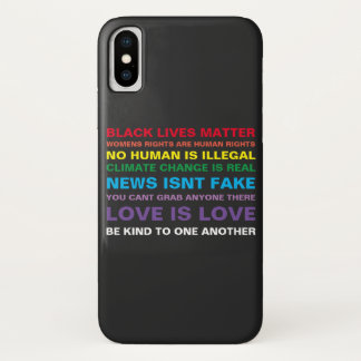 Case-Mate iPhone Case égalité des vies noires importance fierté iphone x