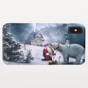 Case-Mate iPhone Case Église Santa Claus et Polar Bear