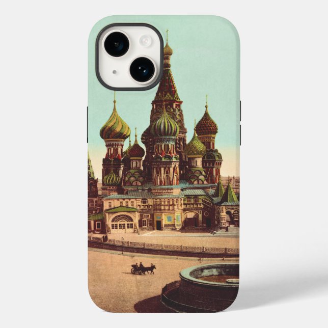 Coques Case-Mate iPhone Église St. Basile, place Rouge Moscou (Verso)