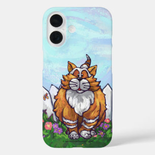 Coques iPhone 16 Électronique Chat Roux