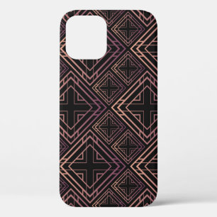 Case-Mate iPhone Case Élégance Art Déco Noir Or
