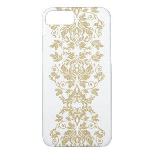 Coques Pour iPhone Élégance Gold Damask