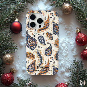 Coque iPhone 15 Pro Max Élégance Paisley – Fusion Artistique Éclat Mondial