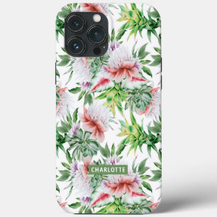 Case-Mate iPhone Case Elégant Aquarelle Botanique Nom floral
