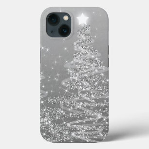 Case-Mate iPhone Case Élégant Argent de Noël Étincelant