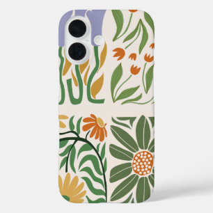 Coques iPhone 16 Élégant arrière - plan chic rose vert