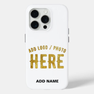 COQUE iPhone 15 PRO ÉLÉGANT BLANC PERSONNALISABLE MODERNE VERIFIED MAR
