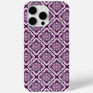 Coque iPhone 15 Pro Max Elégant Boho Chic Mandala motif floral