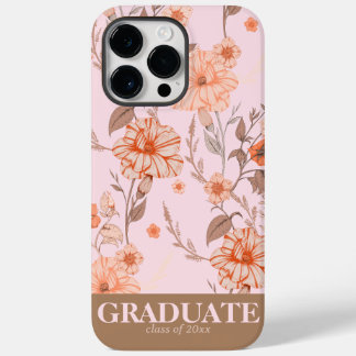 Coque Pour Pour iPhone 14 Pro Max Élégant Botanique Floral Personnalisé Graduation