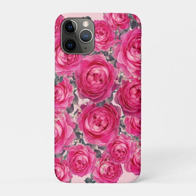 Coques Case-Mate iPhone Elégant Bouquet de Roses (Dos)