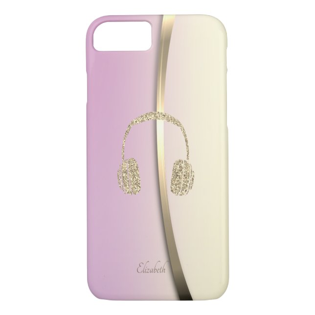 Coques Case-Mate iPhone Élégant casque de Parties scintillant classique -  (Dos)