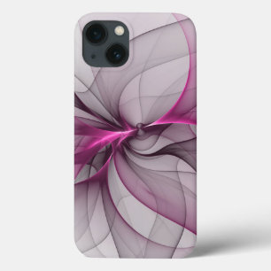 Case-Mate iPhone Case Élégant Chaos Moderne Abstrait Art Fractal Rose