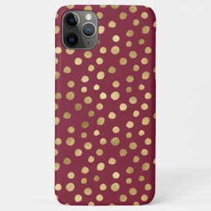 Case-Mate iPhone Case Elégant Cheetah Or Bourgogne Métallique