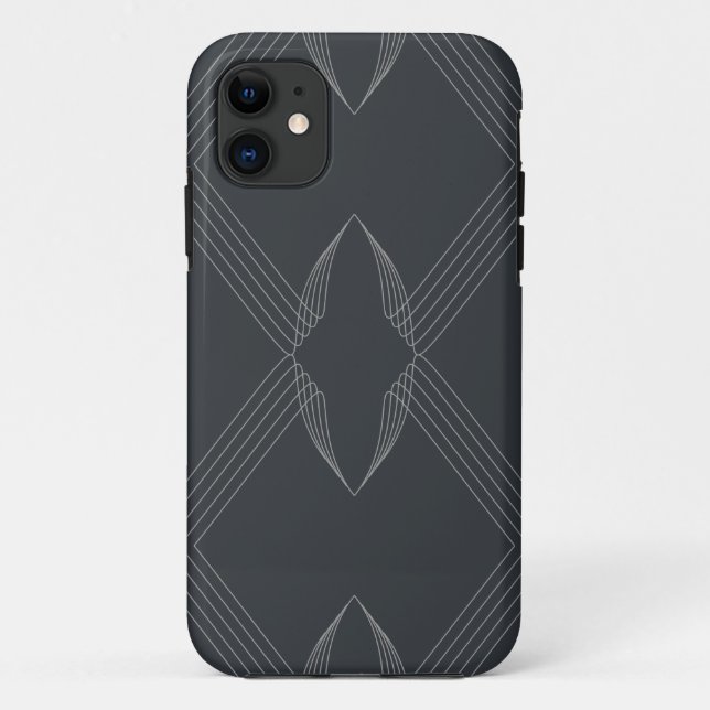 Coques Case-Mate iPhone Elegant, chic, luxurious, simple line pattern (Dos)