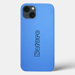 Élégant Chic Nature Blue Sky iPhone 13 Coques