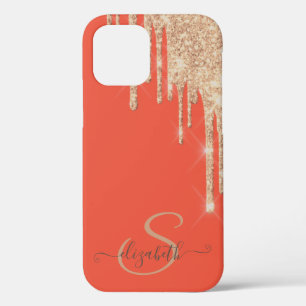 Case-Mate iPhone Case Elégant Chic Rose Gold Parties scintillant Drives