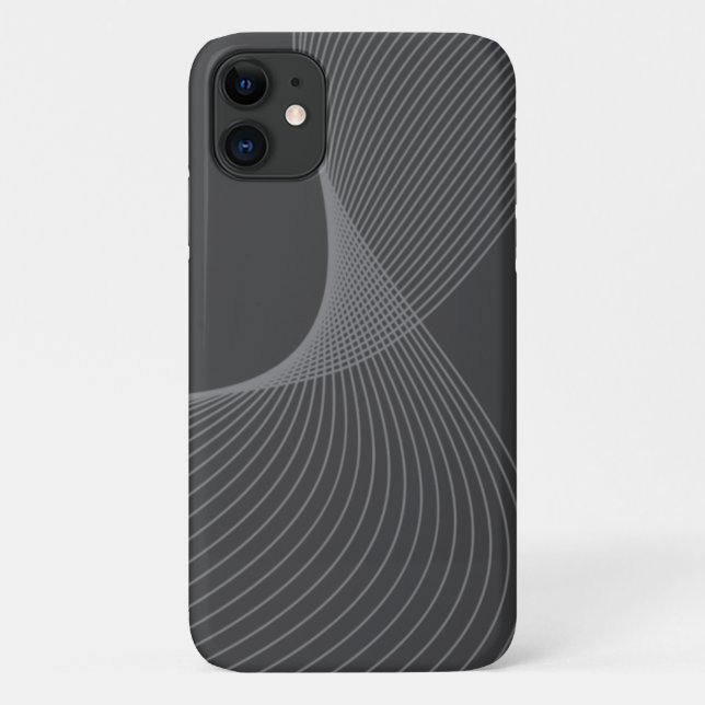 Coques Case-Mate iPhone Elégant, chic, simple, moderne motif graphique (Dos)