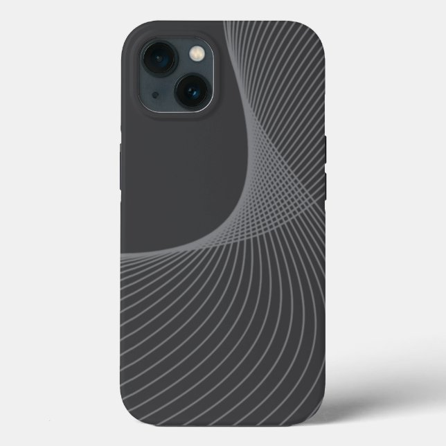 Coques Case-Mate iPhone Elégant, chic, simple, moderne motif graphique (Verso)