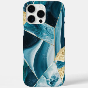 Coques iPhone 16 Pro Max Elegant Copper   Boîtier en or sarcelle opulente f