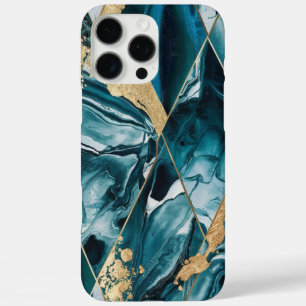 Coques iPhone 16 Pro Max Elegant Copper Féminin Boîtier Or Sarcelle Opule