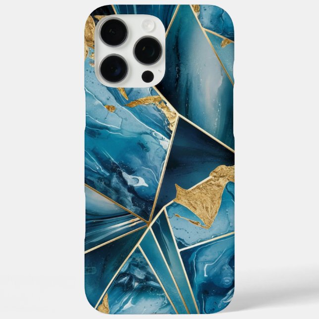 Coques Case-Mate iPhone Elegant Copper | Feminine Opulent Teal Gold Case-M (Verso)